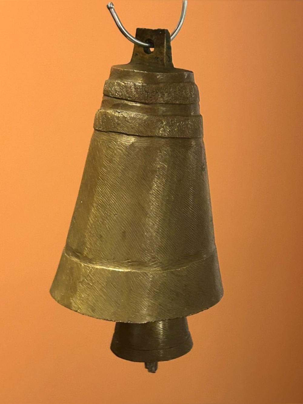 Antique Hand-Forged Brass Bell for Camel Cow Sheep Goat  Livestock